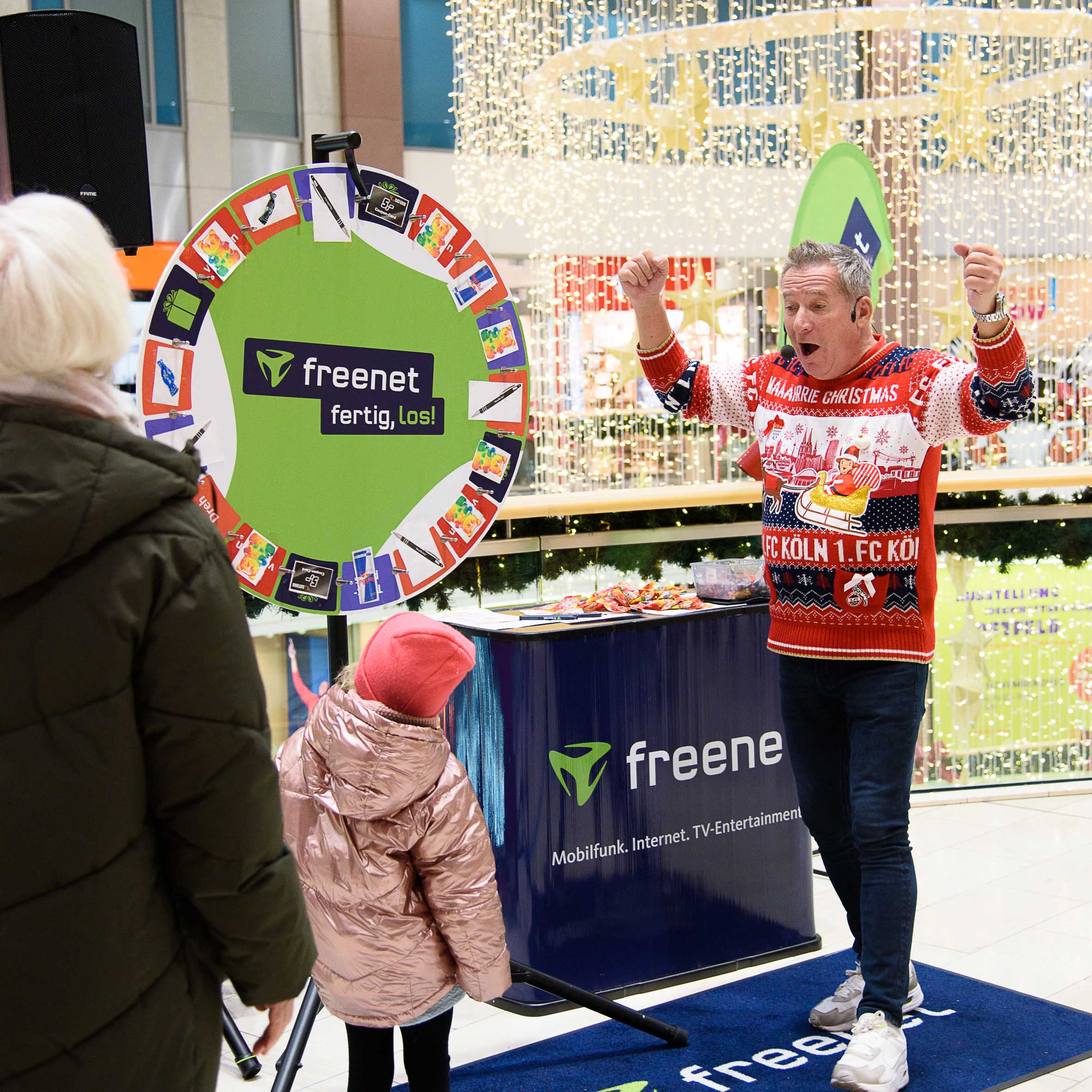 Weihnachtliches Glücksrad