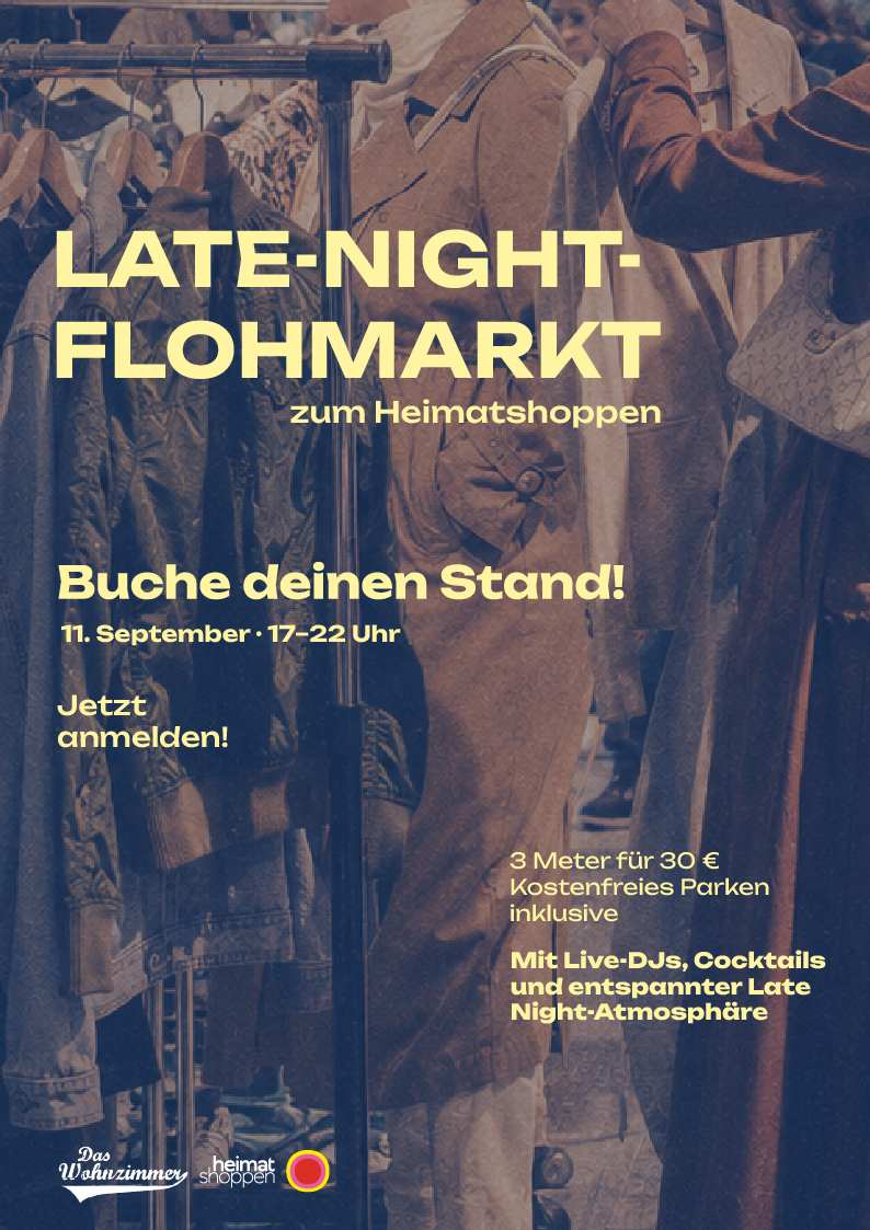 Late-Night-Flohmarkt: Jetzt Stand sichern